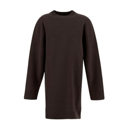 Laneus, Long Knitwear Bruin, Dames, Maat:S
