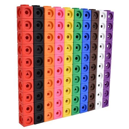 Matematik Terninger - Sæt med 100 - Matematik Manipulativ - Klasseværelse