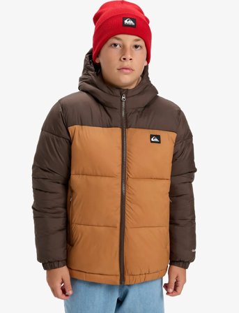 Quiksilver Cold Days Youth Jacket - Brown - 176