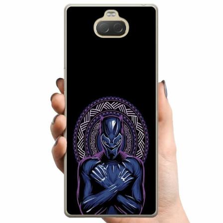Sony Xperia 10 Plus Tpu Mobilskal Black Panther: Wakanda Forev