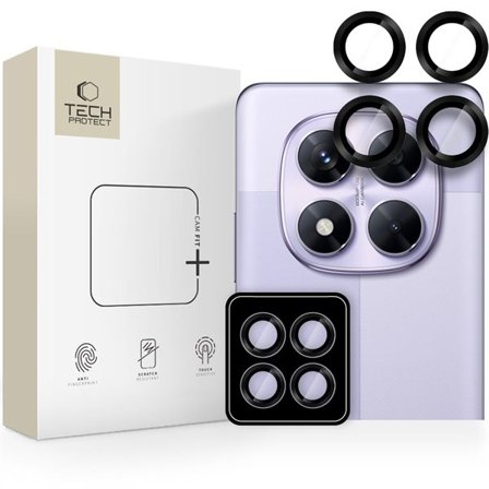 Tech-Protect Camring Pro+ kameraskydd för Xiaomi Redmi Note 14 Pro 5G / Poco X7 5G - Svart
