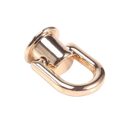 40 stk D-ring nagler, egnet for skinnveske Stud-knappskrue, gull D-ring Stud-skrue Ba