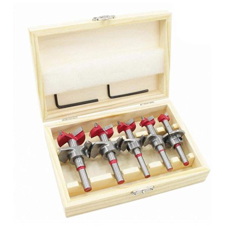 Puuporat, 5 kpl pakkaus (Ø15-35mm) Puun upotusreikä muotoilu säädettävissä