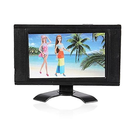 Børne Møbler til Dukkehus Fjernsyn til Stue Sjovt Spil