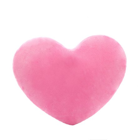 Søt plysj rødt hjerte putepute kasteputer gave til venn