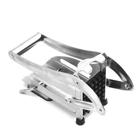 Pommes frites skærer, professionel kartoffelskærer i rustfrit stål, kartoffelskærer til pommes frites, tryk pommes frites skærer til kartoffel agurk 