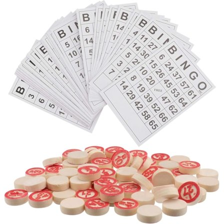 Venäläinen Bingo Lotto -pelisetti perheelle Venäläinen Lotto -lautapelit Venäjä Puutynnyrikorttipeli 18mm