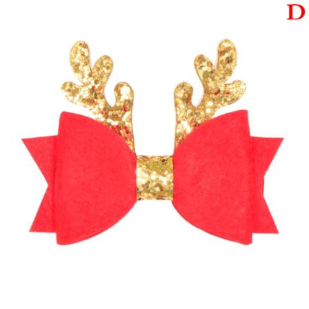 Julpaljetter Älghorn Hårnål För Tjejer E Glitter Hårnålar