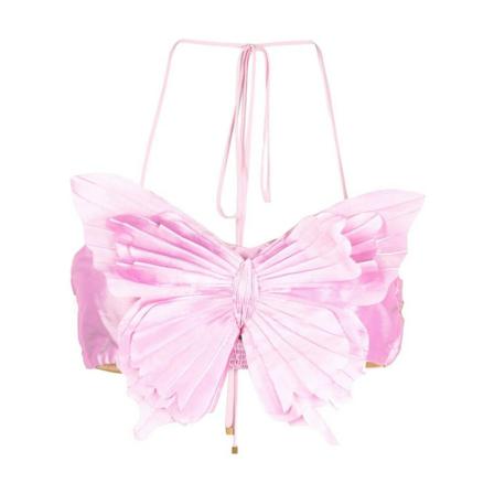 Blumarine Sleeveless Tops Pink, Dame