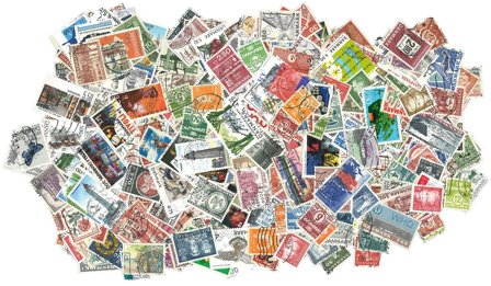 Danmark - 600 forskellige frimærker