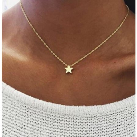 Halskæde med hjerteform til kvinder