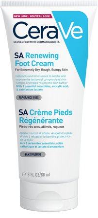 CeraVe SA Renewing Foot Cream 88 ml, Skincare, Kropspleje, Fodpleje
