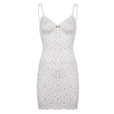 Mini Floral Dress Bunnskjole LDRESS DRESS