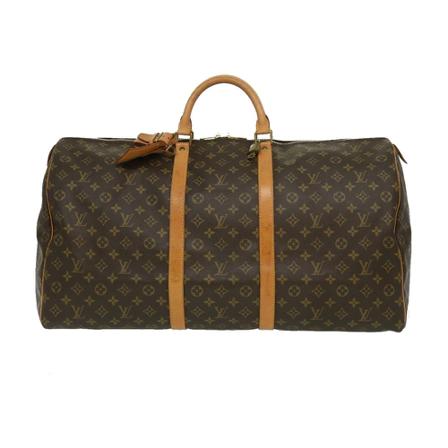 Louis Vuitton Vintage Pre -owned Keepall 60 , Bruin , Dames , Maat: ONE Size Vintage Tassen