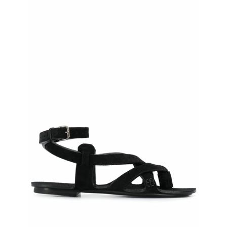 Saint Laurent - Sandaler - Svart - Dam - Storlek: 36 Eu, Dam, Storlek: 36 EU