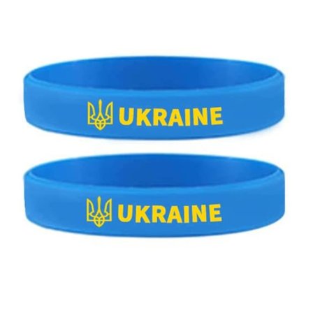 2 kpl Ukrainan silikonirannekkeet, Ukrainan rannekoru