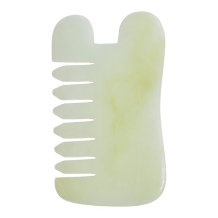 1 st Naturlig Jade Guashabräda Handgjord Fiskformad Guasha