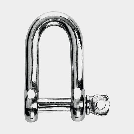 Schackel smidd rak 16 mm