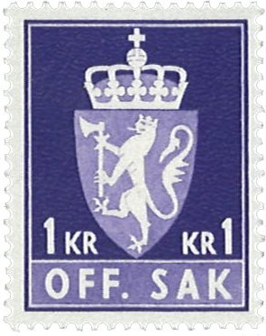 Norge 1968-1975 - Tjenestemærker AFA 88F - Postfrisk