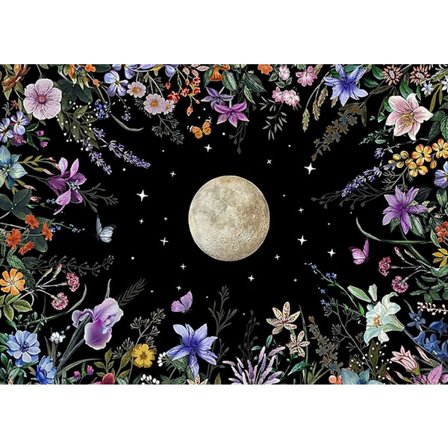 Plant Moon Diamond Art Painting Kits för vuxna