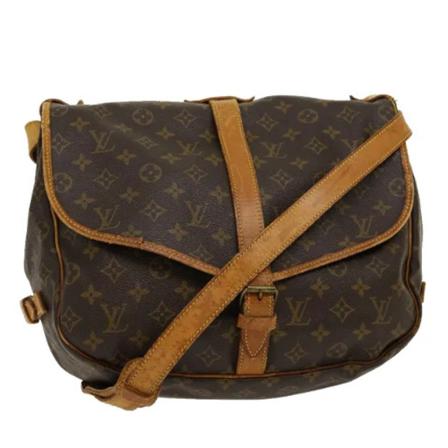 Louis Vuitton Vintage, Pre-owned Saumur Bag Bruin, unisex, Maat:ONE Size