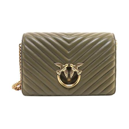 Pinko, Shoulder BAG Zielony, Kobieta, Rozmiar: ONE Size