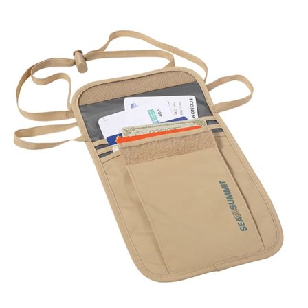 Sea to summit Neck Pouch 3 valuable storage Beige OneSize