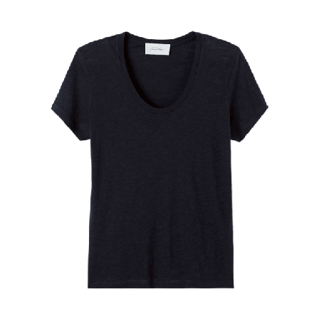 American Vintage T-shirt Jacksonville T-shirts & toppar Dam Svart XS