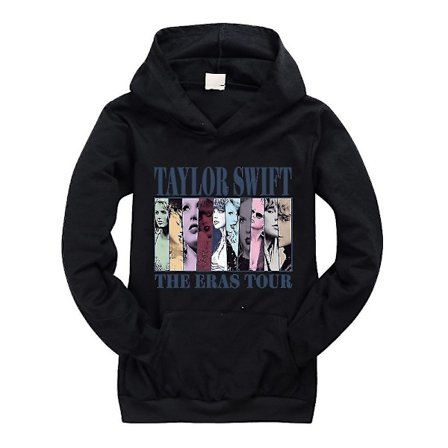 Pop Taylor Swift The Eras Tour Hættetrøje Piger Drenge Hættetrøje Sweatshirt Pullover Toppe 9-14 År Børn Teenagere-WELLNGS