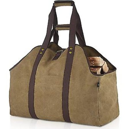 Extra Stor Vedkorg Vedbärare Vedväska Ny