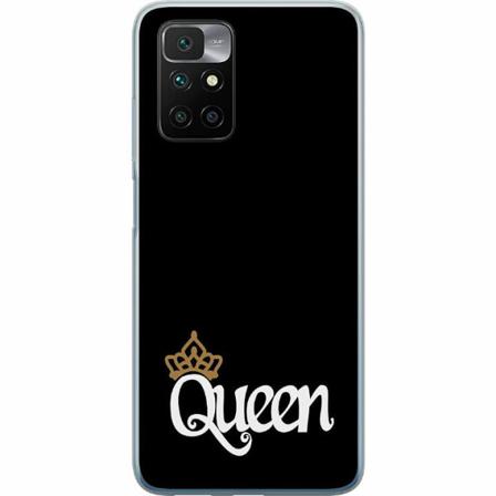 Xiaomi Redmi 10 Genomskinligt Skal Queen 01