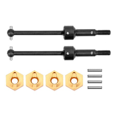 CVD drivaksel 5mm kombiner passer til Tamiya TT01T T02 fjernkontrollbilmodell