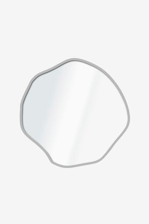 Hanah Home - Dekorativt spejl Lina - Sølvfarvet - Spejle - Fra Homeroom