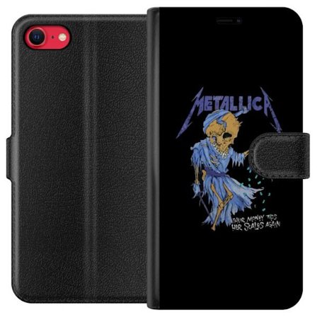 Kompatibel Tegnebogsetui til Apple iPhone SE (2020) Metallica Rock Musik Band Hardrock