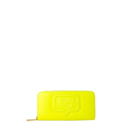 Chiara Ferragni Collection Pung Gul, Dame Punge og Kortholder, Størrelse: ONE Size