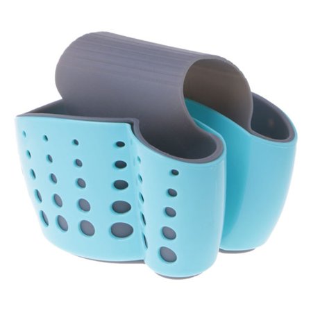 Oppvaskkum Plast Oppbevaringskurv Svampholder Caddy Såpe Etui Kjøkkenorganisering