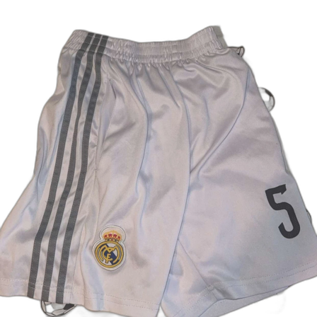 Real Madrid vita fotbollsshorts