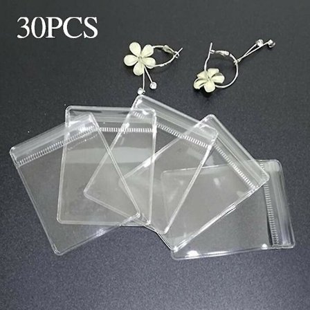 84 Gitter Transparent Bog / Antioxidant Smykker Ziplock Pose
