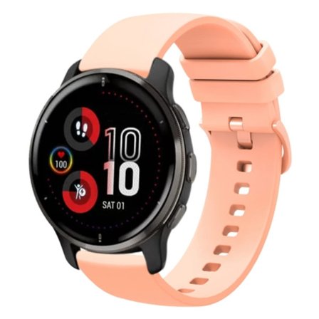 För Garmin Venu 2 Plus 20 mm enfärgad mjukt watch