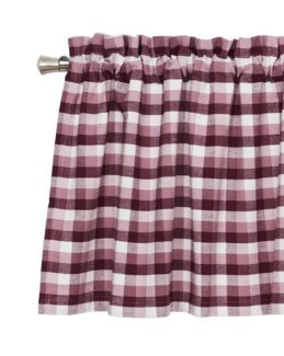 Kanalkappa garnfärgad ruta Majvi Rosa - Linea