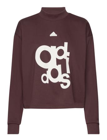 W Bluv Crew Sport Sweat-shirts & Hoodies Sweat-shirts Brown Adidas Sportswear