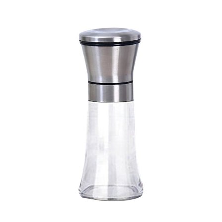 Salt- og pepperkvern, støvtett krydderkvern i rustfritt stål