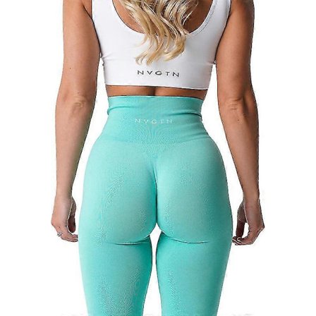 Nvgtn Sömlösa Leggings Spandex Shorts Dam Fitness Elastiska Andningsbara Höftlyftande Fritids Sport Spandex Tights
