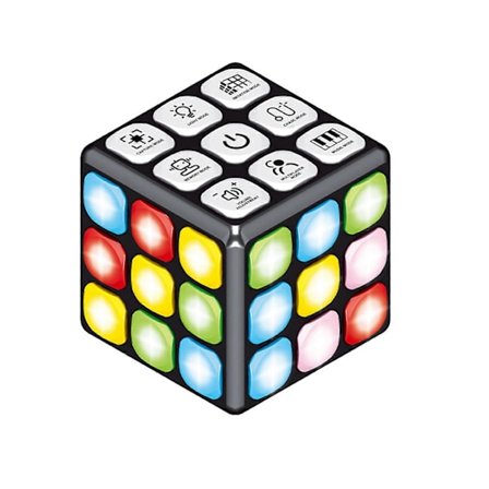 Lysende Hukommelsesspil, 7-i-1 Håndholdt Spil Magic Cube, Blinkende Cube Elektronisk Hukommelse & Hjerne Spil Ny