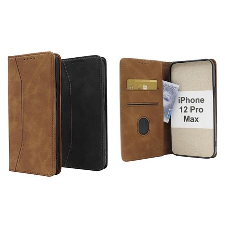 Fancy Standcase Wallet Iphone 12 Pro Max Brun
