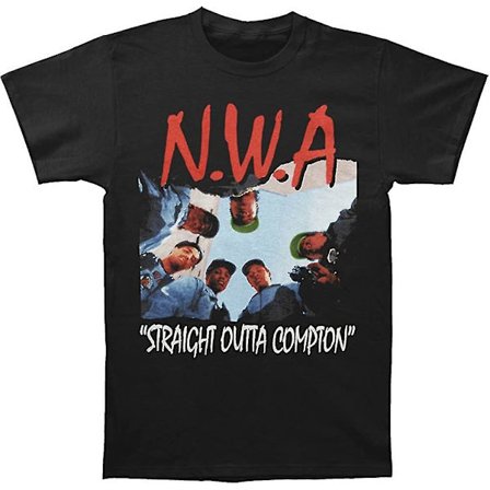 Nwa Straight Outta Compton T-shirt herr Svart