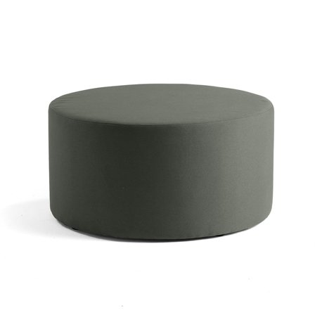 Siddeblok CASUAL, stof ETNA, Ø 1000 mm, mørkegrøn