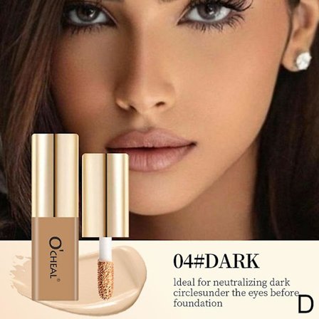 04# MØRK(D)$OCHEAL mini concealer foundation til at dække akne mærker, concealer til at dække pletter, fregner og akne mærker i ansigtet