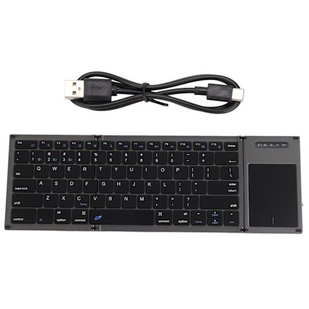 Langaton näppäimistö 78 näppäintä Ultraohut taittuva muotoilu Näppäimistö kosketuslevyllä Androidille OS X:lle Windowsille