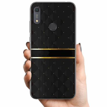 Huawei Y6s (2019) Tpu Mobilskal Golden Stripes